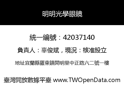明明光學眼鏡