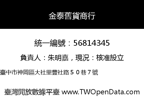 金泰舊貨商行