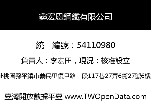鑫宏恩鋼鐵有限公司