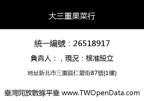 大三重果菜行