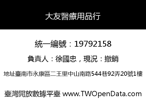 大友醫療用品行