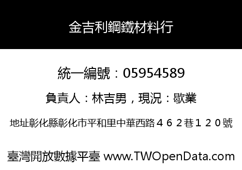 金吉利鋼鐵材料行