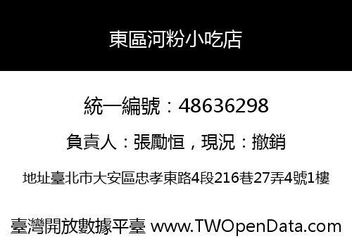 東區河粉小吃店