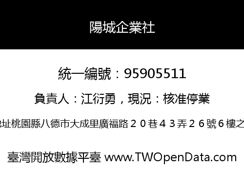陽城企業社
