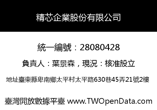 精芯企業股份有限公司