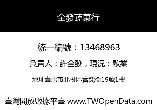 全發蔬菓行