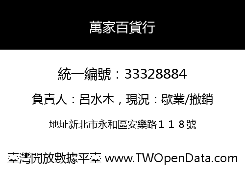 萬家百貨行