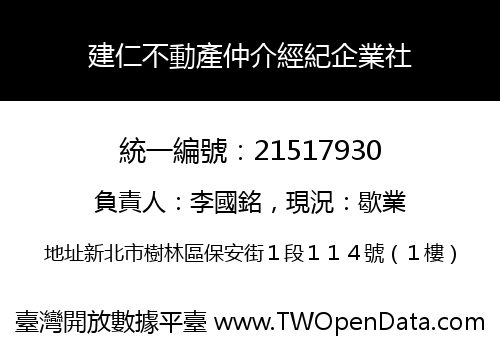 建仁不動產仲介經紀企業社