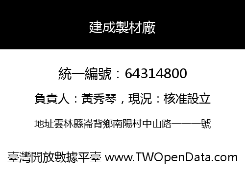 建成製材廠
