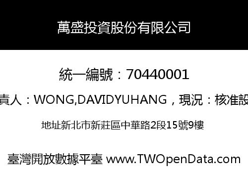 萬盛投資股份有限公司