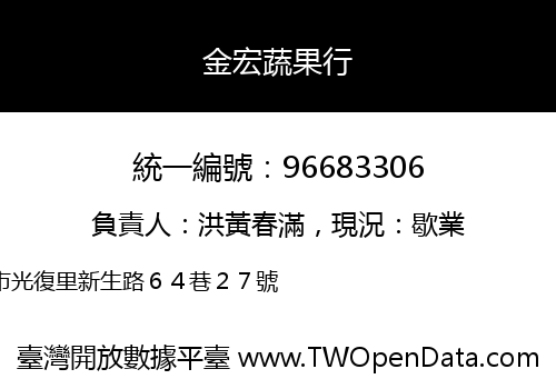 金宏蔬果行
