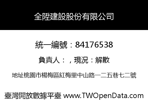 全陞建設股份有限公司