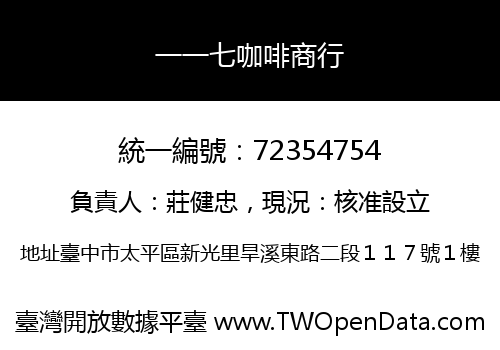 一一七咖啡商行