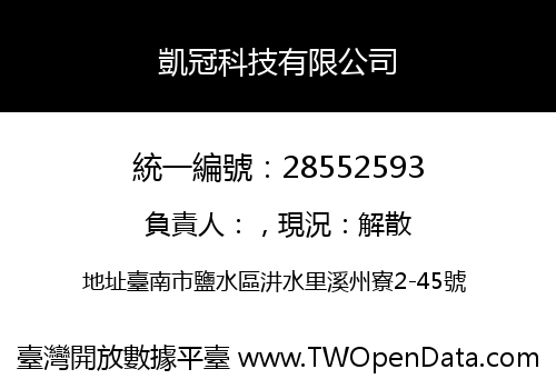 凱冠科技有限公司