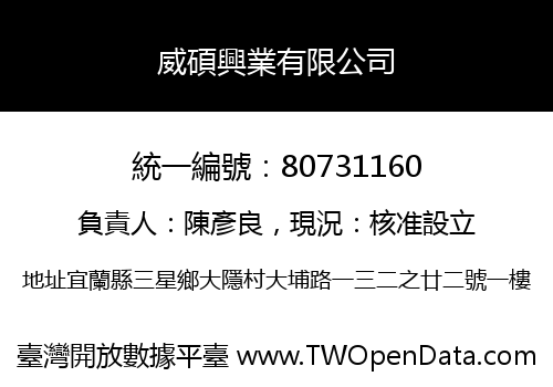 威碩興業有限公司