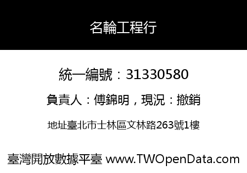 名輪工程行