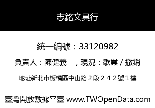 志銘文具行