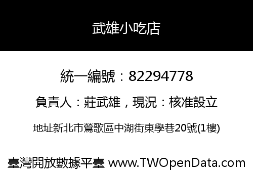 武雄小吃店