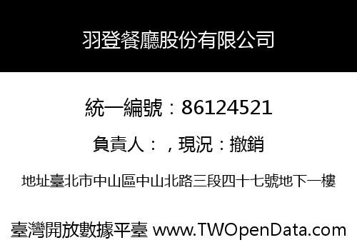 羽登餐廳股份有限公司