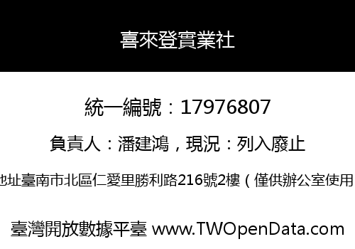 喜來登實業社