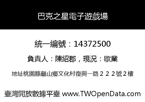 巴克之星電子遊戲場