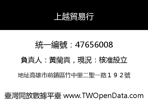 上越貿易行
