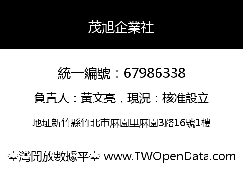 茂旭企業社