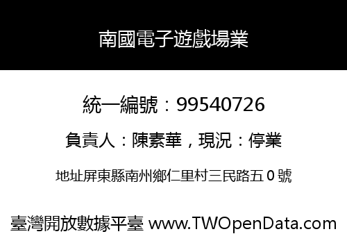 南國電子遊戲場業