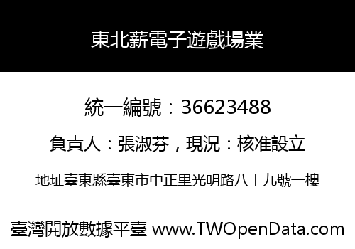 東北薪電子遊戲場業
