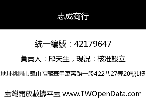 志成商行