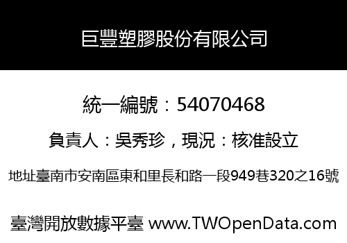 巨豐塑膠股份有限公司