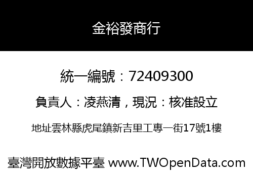 金裕發商行