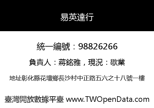 易英達行