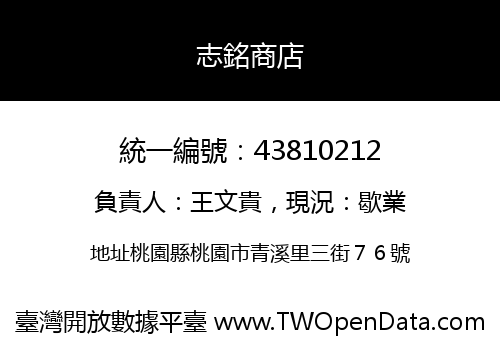 志銘商店