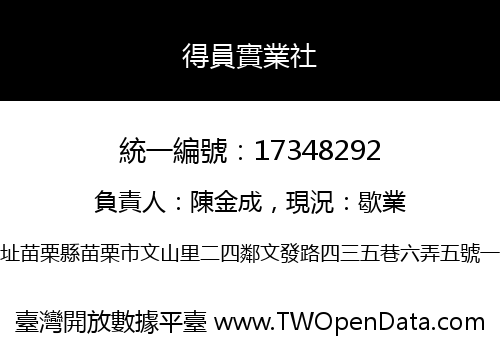 得員實業社