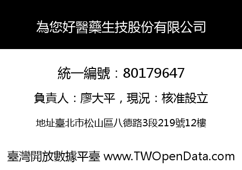 為您好醫藥生技股份有限公司