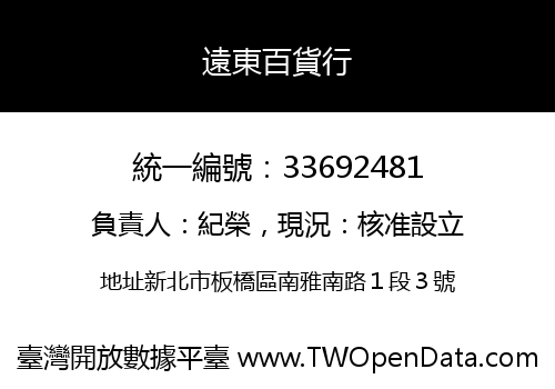 遠東百貨行