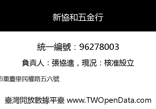 新協和五金行
