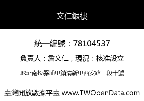 文仁銀樓