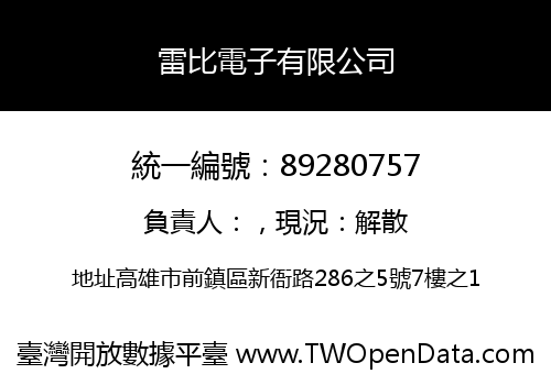 雷比電子有限公司