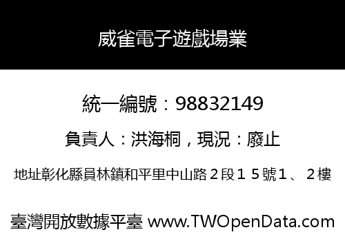 威雀電子遊戲場業