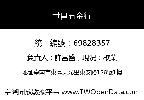 世昌五金行