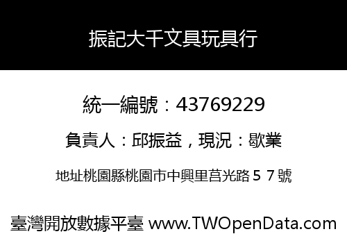 振記大千文具玩具行