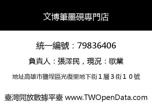 文博筆墨硯專門店