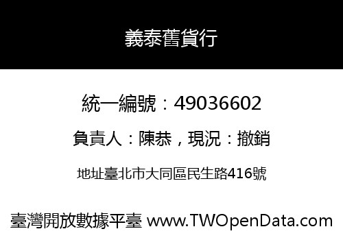 義泰舊貨行