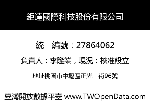 鉅達國際科技股份有限公司