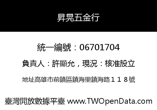昇晃五金行