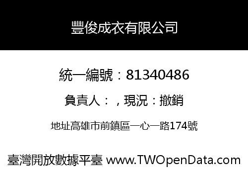 豐俊成衣有限公司