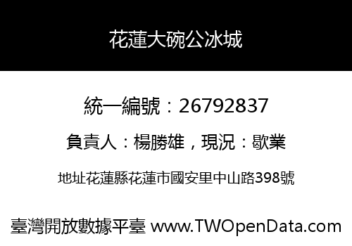 花蓮大碗公冰城