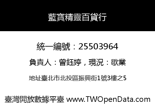 藍寶精靈百貨行